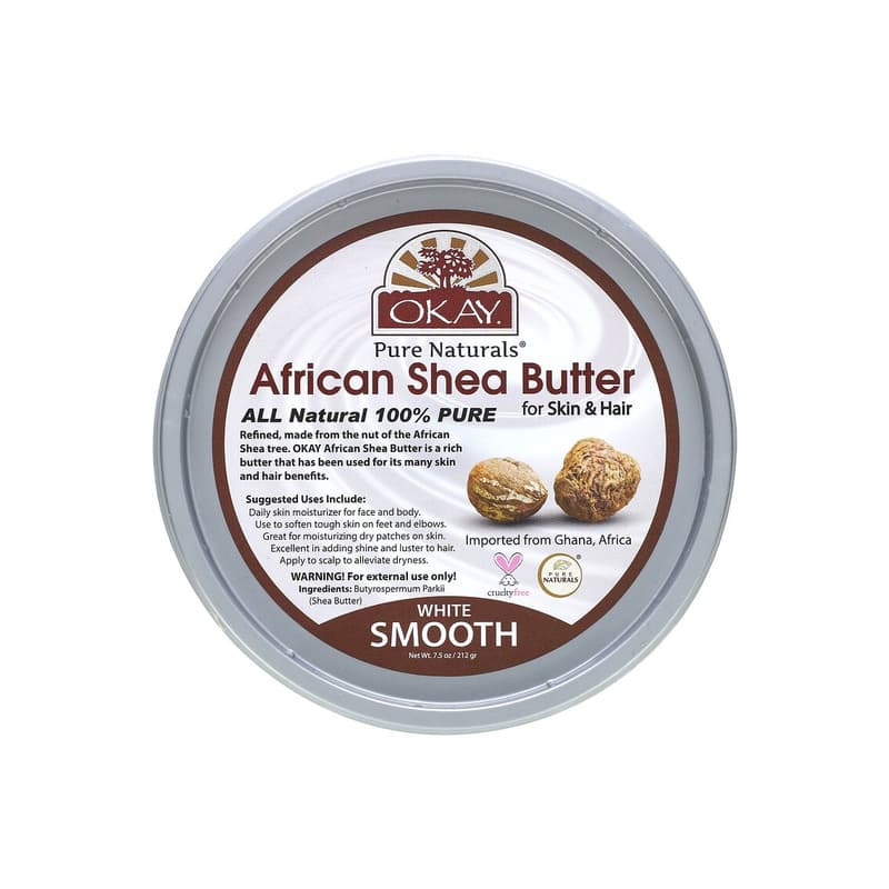 African Shea Butter For Skin & Hair, White Smooth
