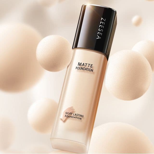 Silky Lasting Liquid Foundation-Matte & Blemish Concealing