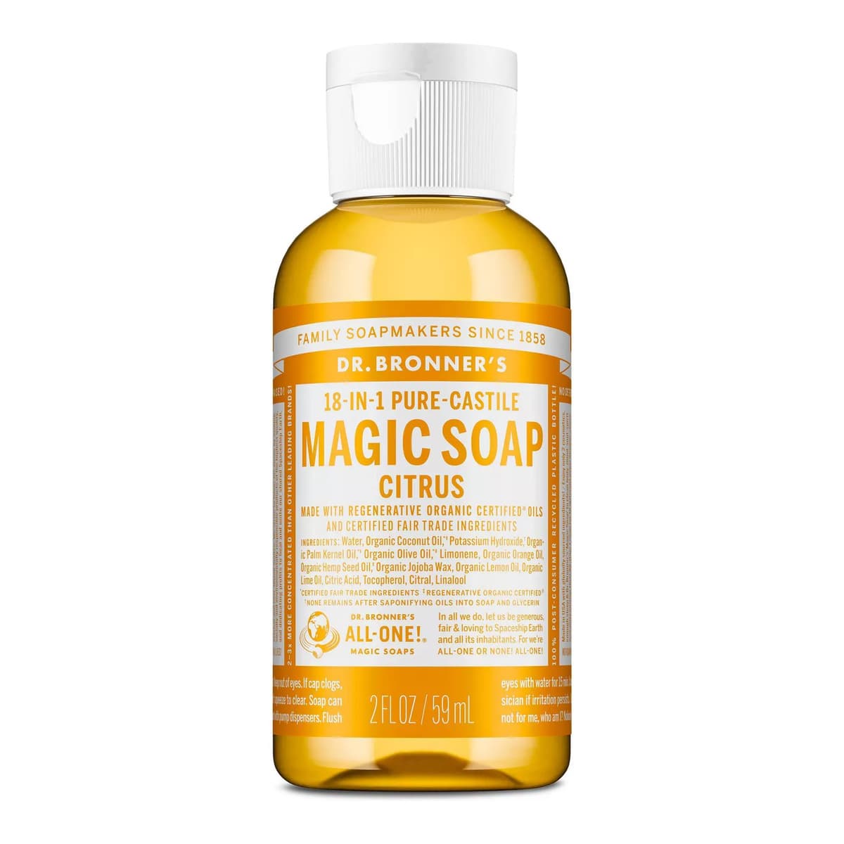 Magic Pure Castile Liquid Soap Bodywash - Citrus