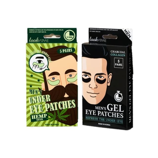 Men's Gel Eye Patches, Hemp Seed