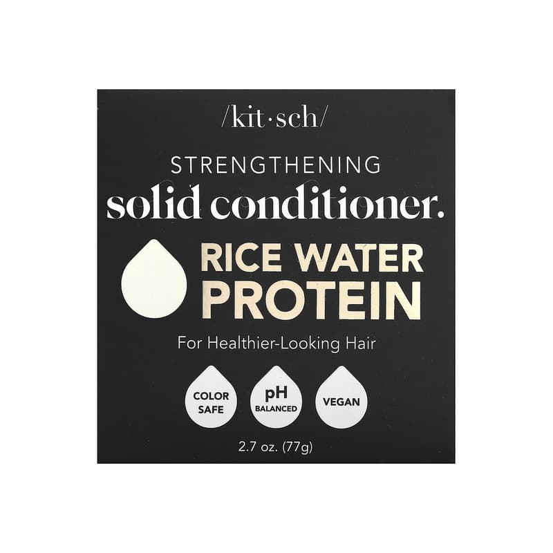 Strengthening Solid Conditioner Bar, Rice Water Protein, White Tea & Mandarin