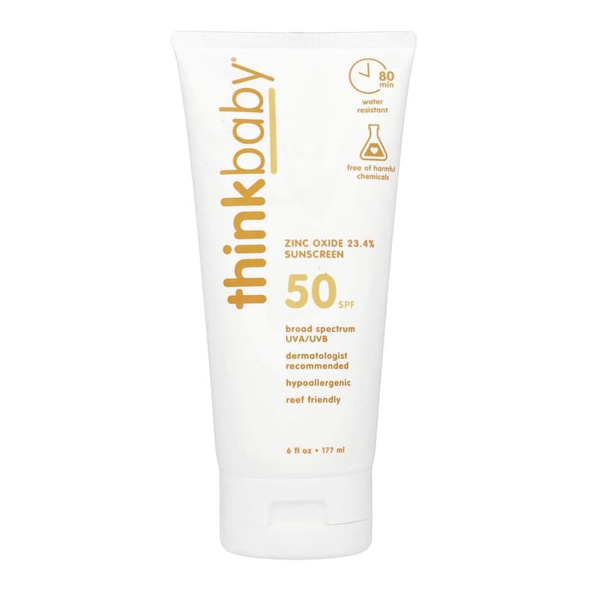 Thinkbaby, Zinc Oxide 23.4% Sunscreen, SPF 50