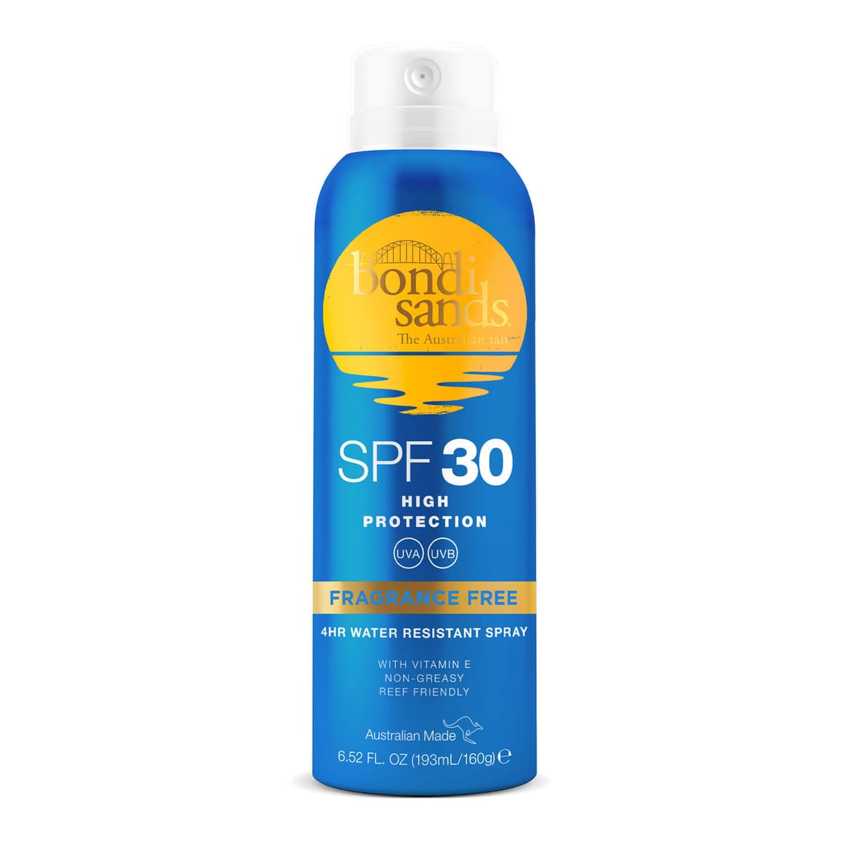 SPF30 Aerosol Fragrance Free Mist Spray