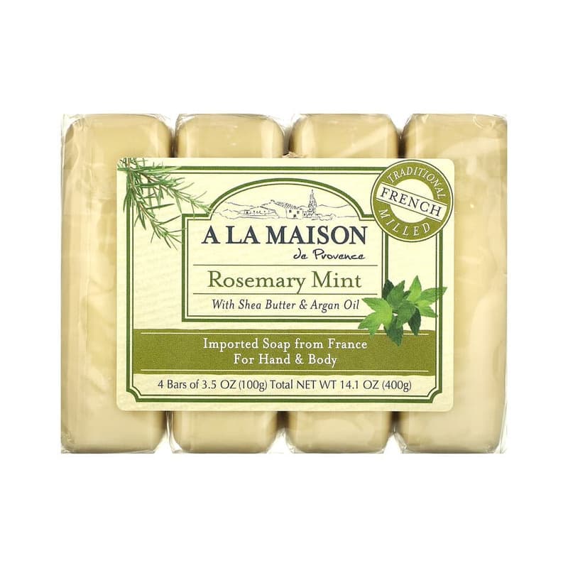 Hand & Body Bar Soap, Rosemary Mint